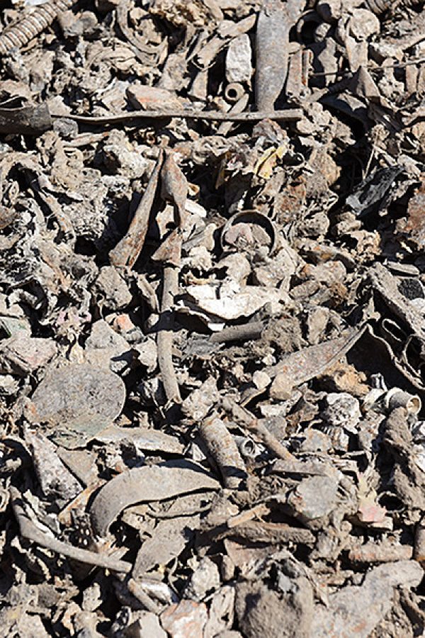 Métaux incinérés avant